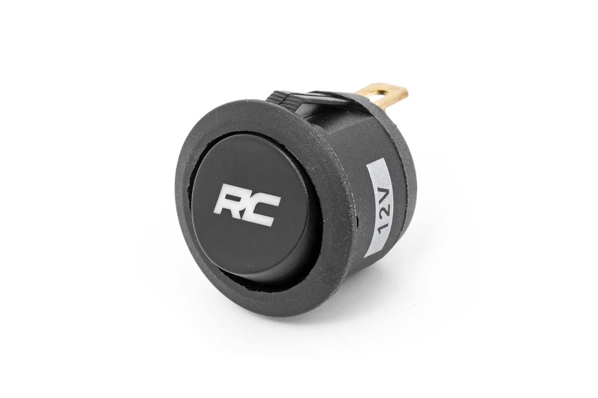 Rocker Switch - Rough Country - Round with Logo
